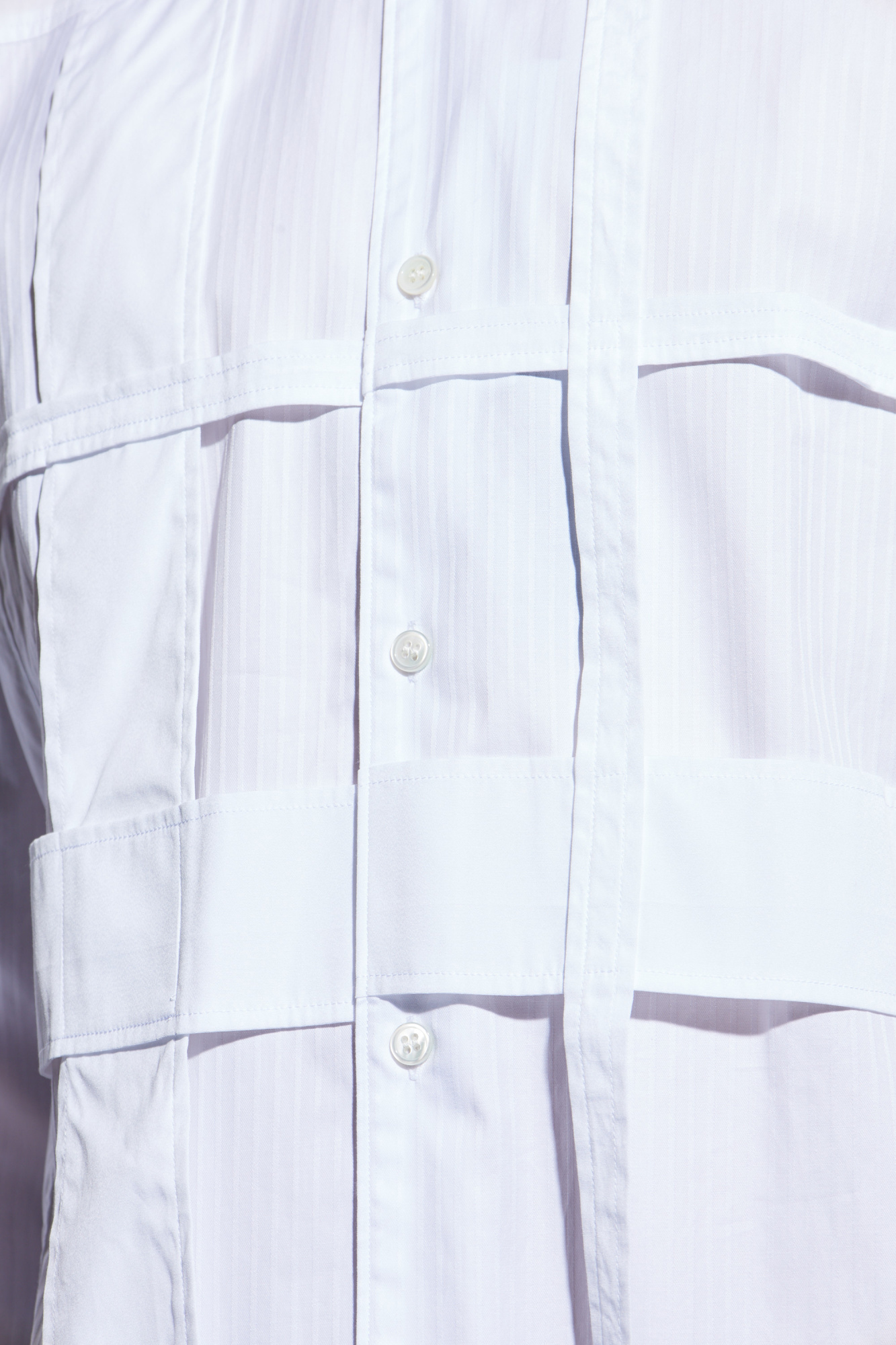 White Shirt with stripe pattern Comme des Garçons Shirt